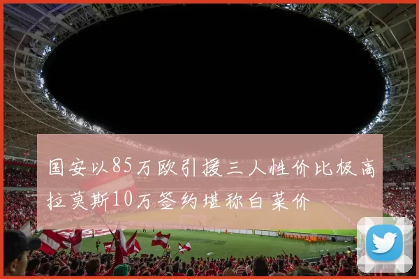 国安以85万欧引援三人性价比极高拉莫斯10万签约堪称白菜价